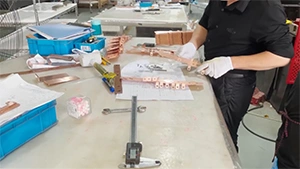 Barras colectoras laminadas para aplicaciones de energía eólica