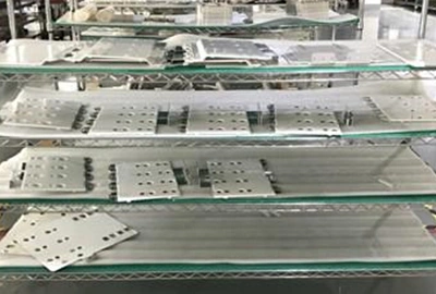 Área de prensado en caliente