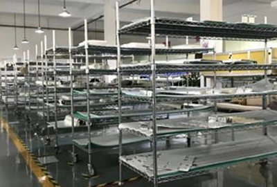 Área de prensado en caliente